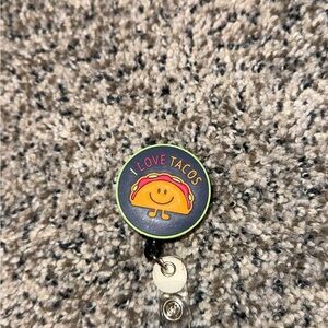 I Love Tacos Badge Reel